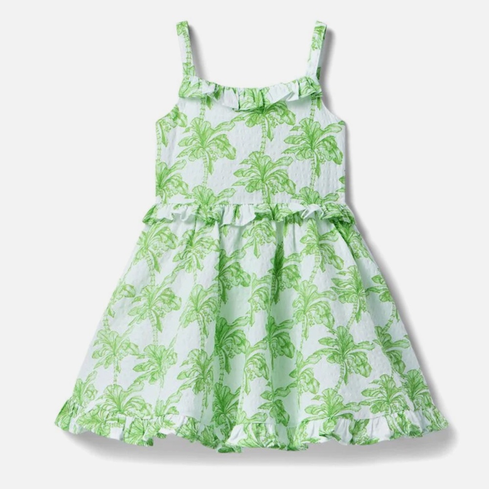 Janie and jack Palm Tree Ruffle Dress